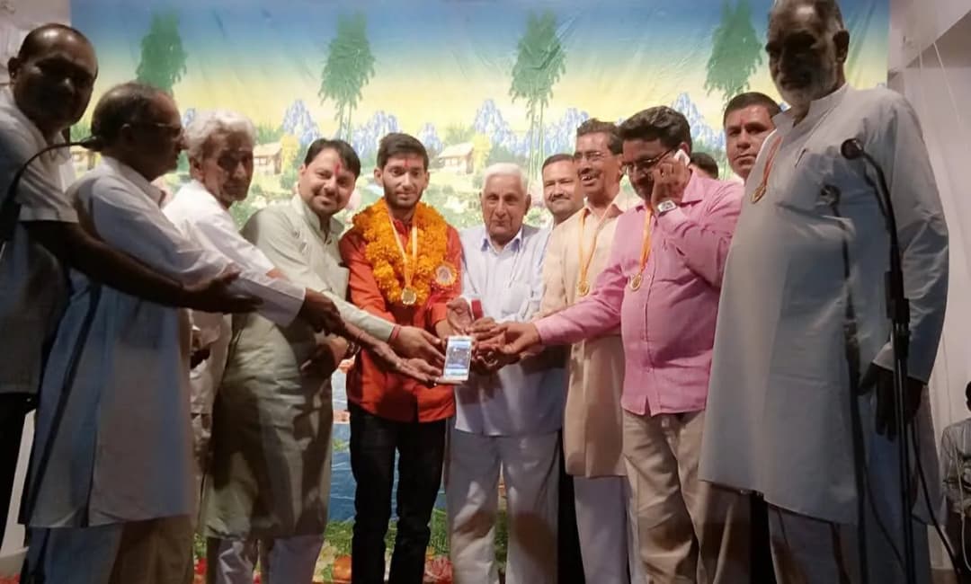 Honored by Boraj Sarpanch & Respected Elders