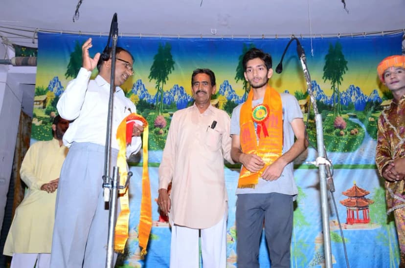 Garland Felicitation for Rural Digital Work